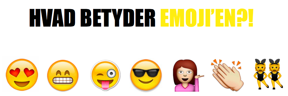 Elsker alle emojis (?)